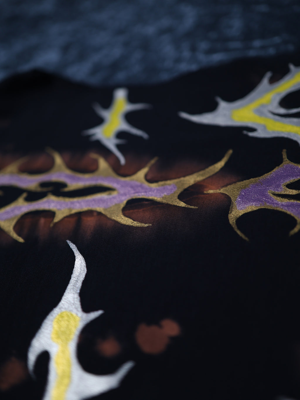 Hand Painted Organic Cotton T-Shirt Dress - Helena - Dawn Dragon