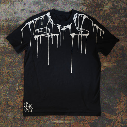 Unisex Chrome Drip Tee