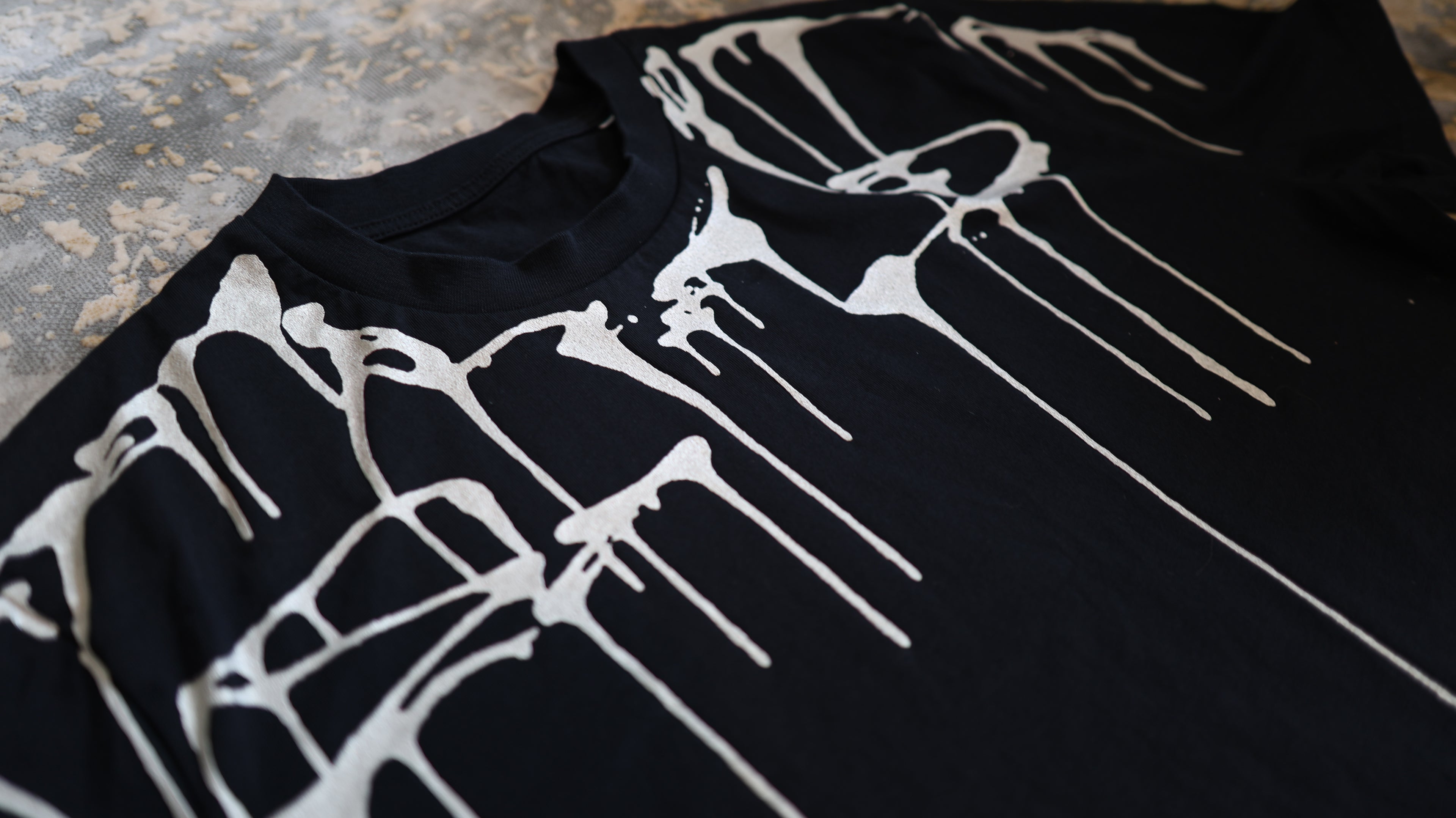 Unisex Chrome Drip Tee