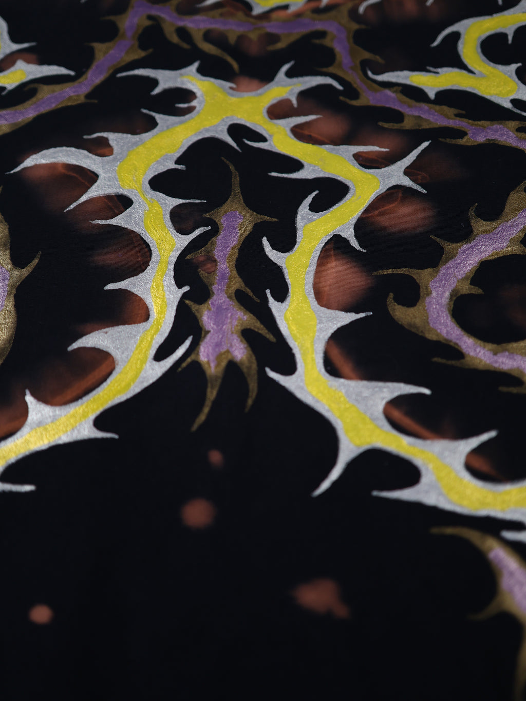 Hand Painted Organic Cotton T-Shirt Dress - Helena - Dawn Dragon