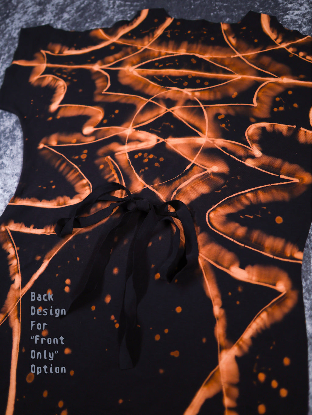 Hand Painted Organic Cotton T-Shirt Dress - Helena - Dawn Dragon